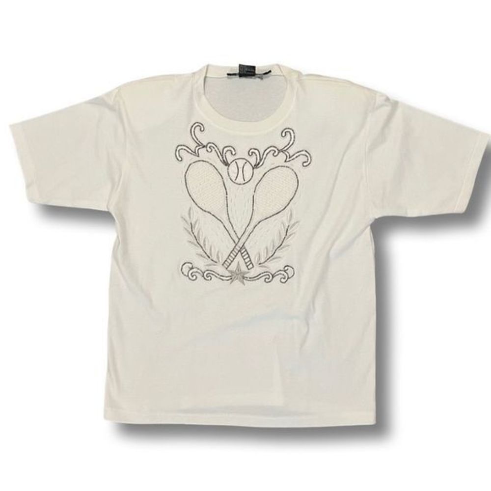 VINTAGE‎ 90’s IB Diffusion Beaded Embroidered Tee Size M